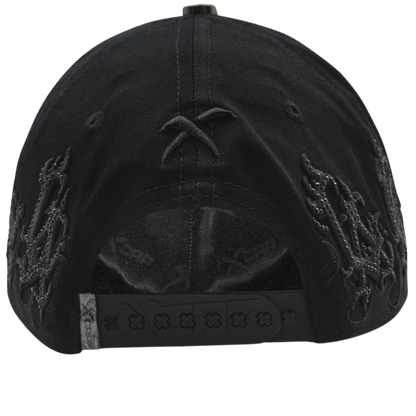 LA FLAMES BLACK FTXHATS